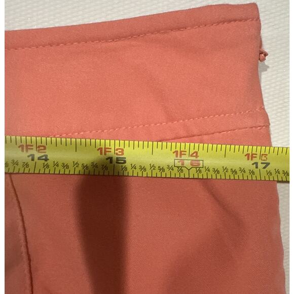 Women’s Izod Tennis golf skorts salmon pink Size 10 - Side Zipper - Picture 5 of 7